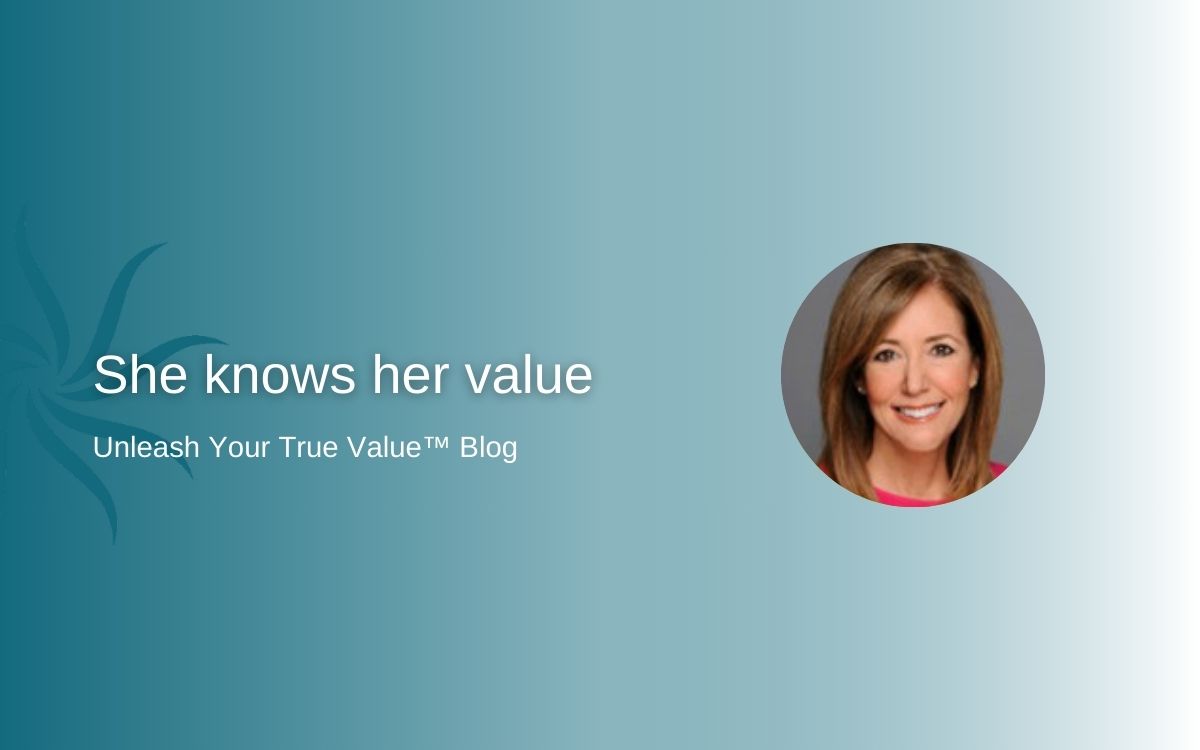 She knows her value Ellen Rogin